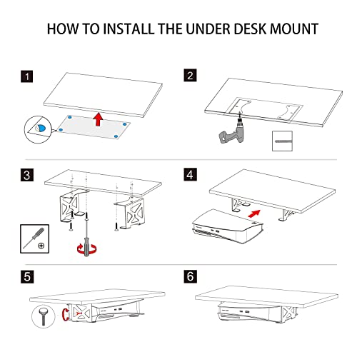 Under Desk Holder for PS5/PS5 Slim/Pro D97859