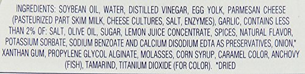 Creamy Caesar Dressing 16 Fl. Oz. 4 Bottles E40032