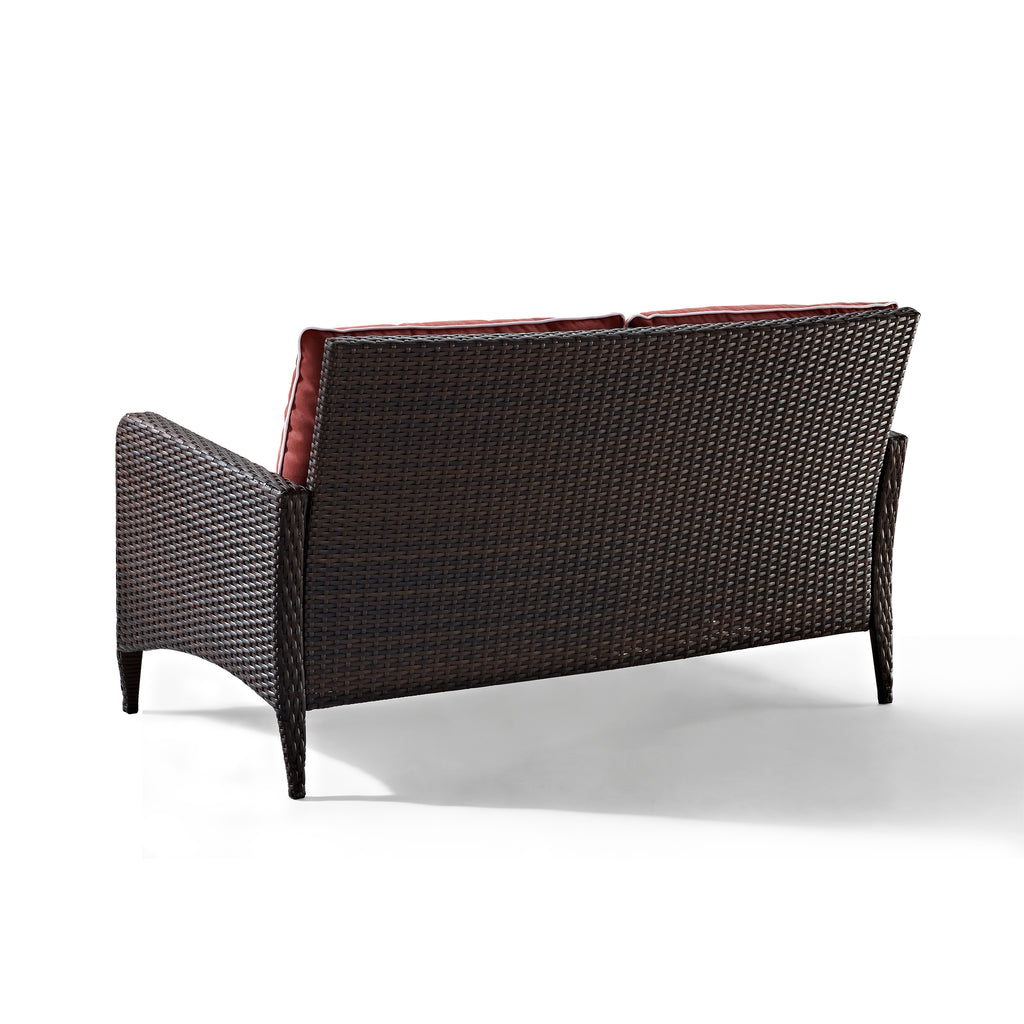 Sangria Outdoor Wicker Loveseat H479939