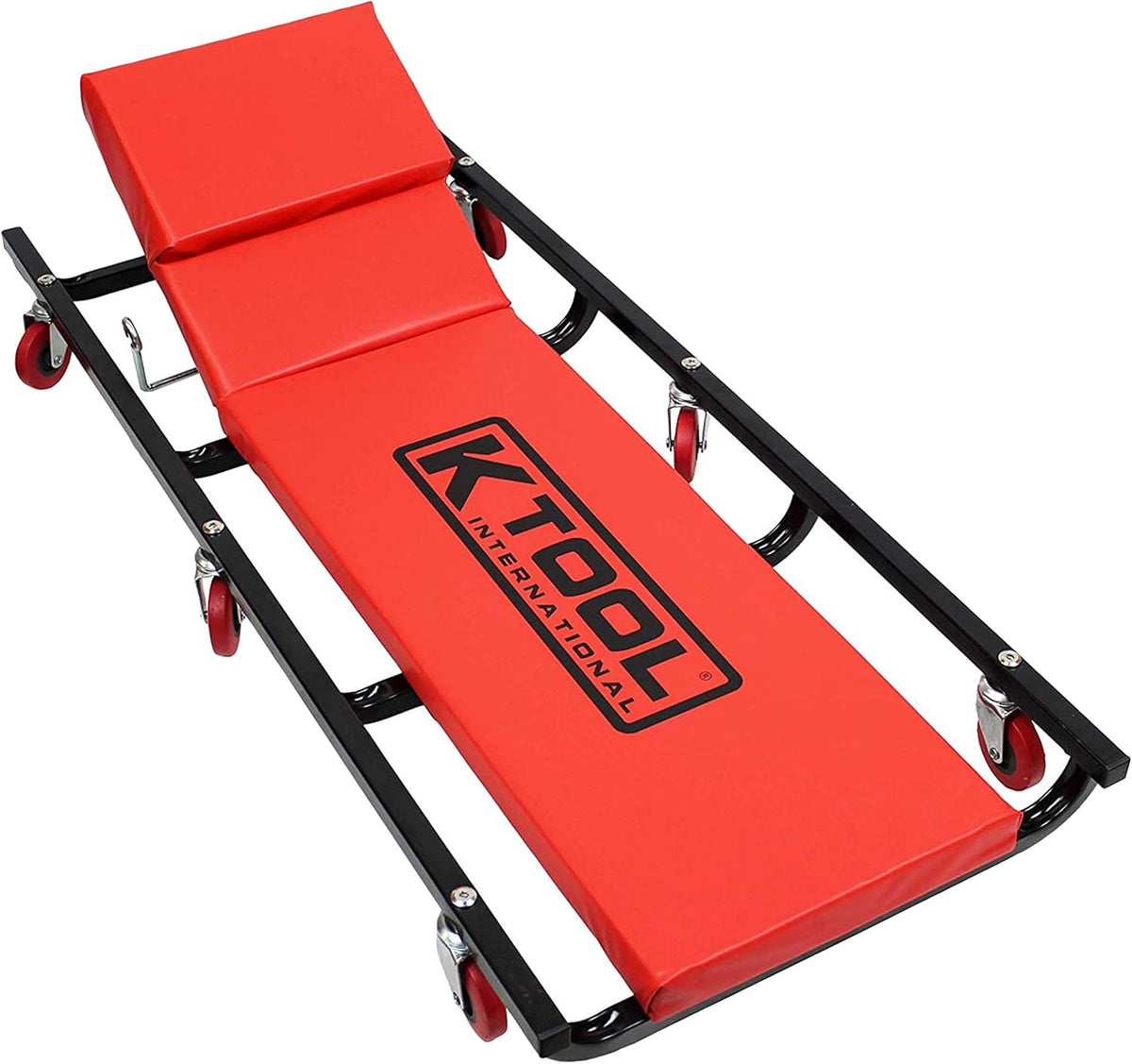 40 Metal Frame Creeper with Adjustable Headrest, 6 2 Oil Resistant Castors P353