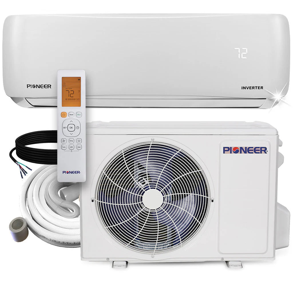 9,000 BTU 230V Ductless Mini-Split Inverter Air Conditioner Heat Pump H5264