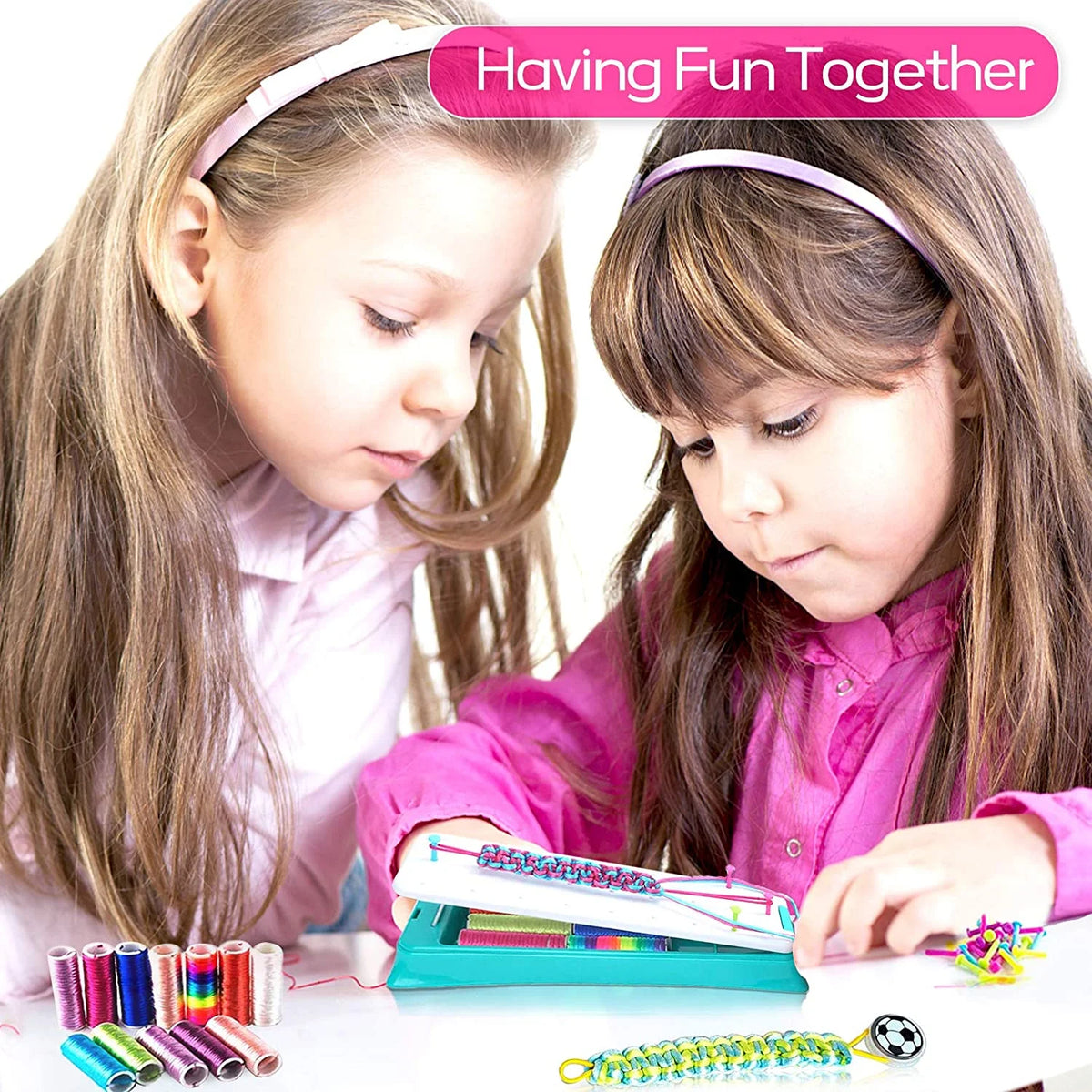 DIY Craft Kit Friendship Bracelet Making Set D758185