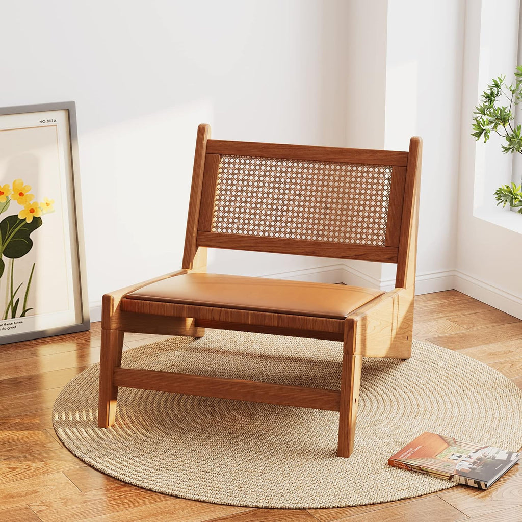 Beige Rattan Accent Chair Y59247