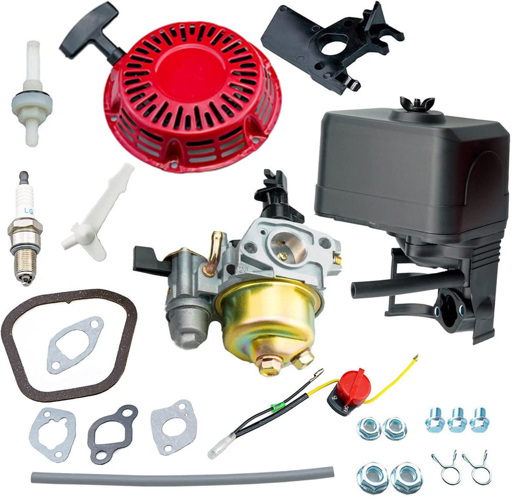 Carburetor Air Cleaner Recoil Starter Kit for Engine Pack of 2 D2110