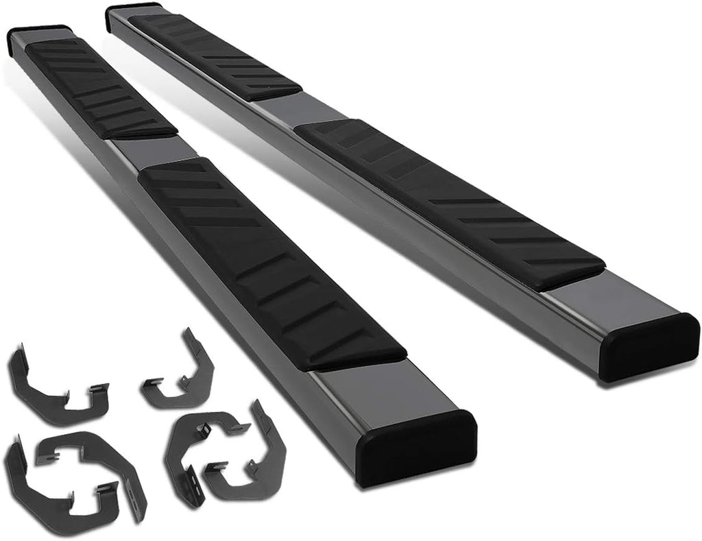 Black Stainless Steel Side Step Nerf Bar Running Boards R2200