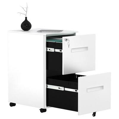 2-Drawer Mobile Vertical Filing Cabinet I183
