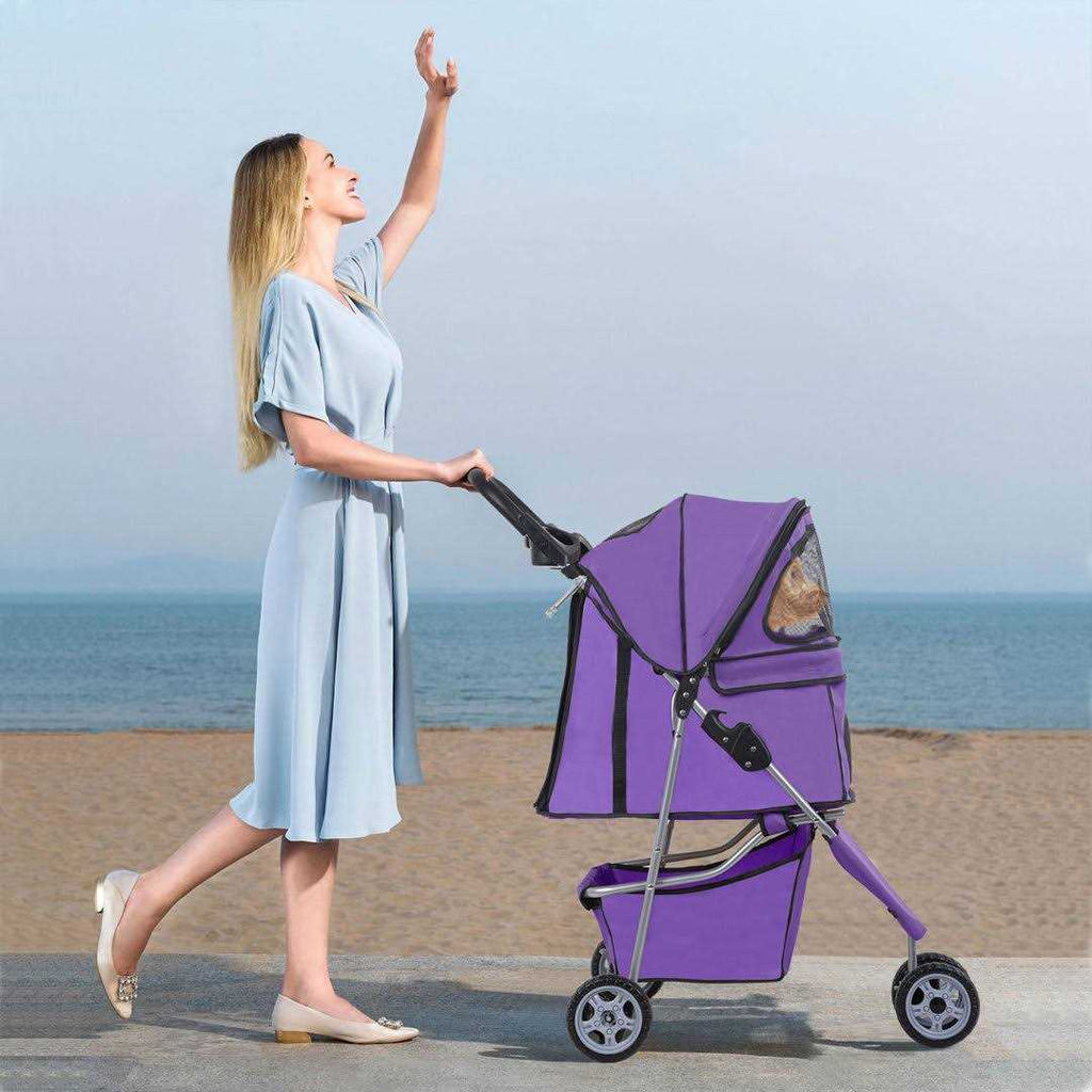 Pet Stroller Folding Carrier T611943