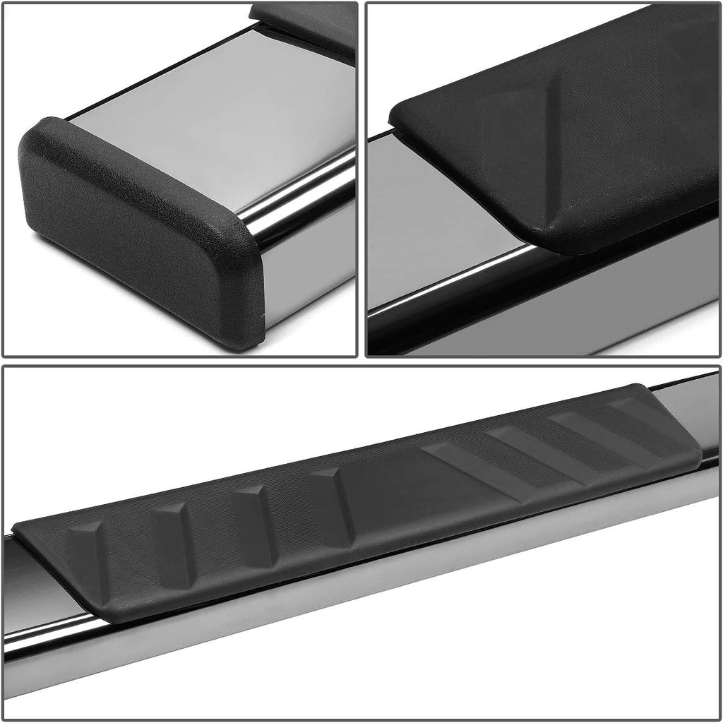 Black Stainless Steel Side Step Nerf Bar Running Boards R2200