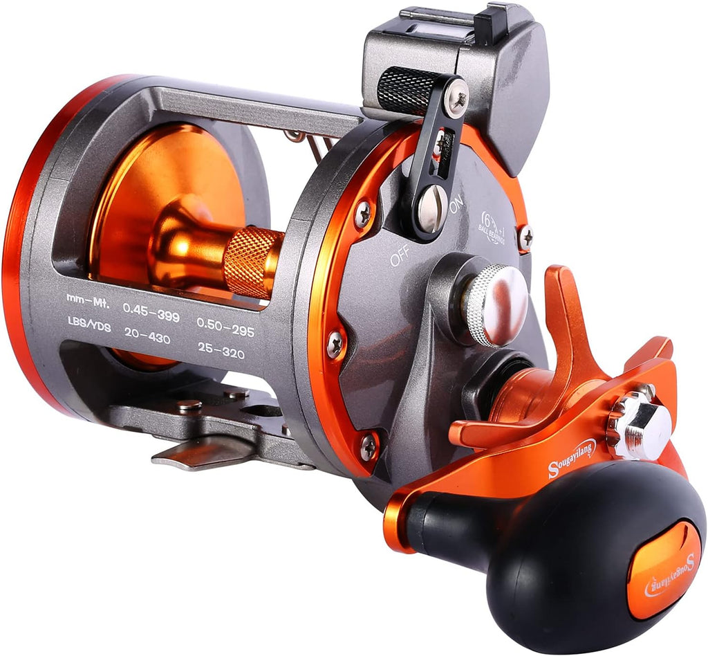 Pack of 2 Line Counter Trolling Reel J22638