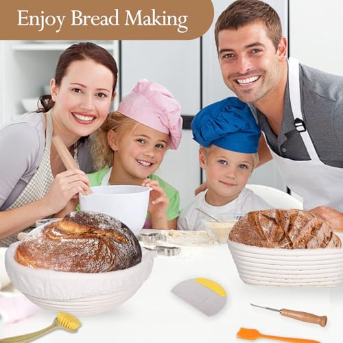 9 Inch Round Bannetons Bread Making Kit W581