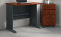 36W Desk with Mobile File Cabinet L327