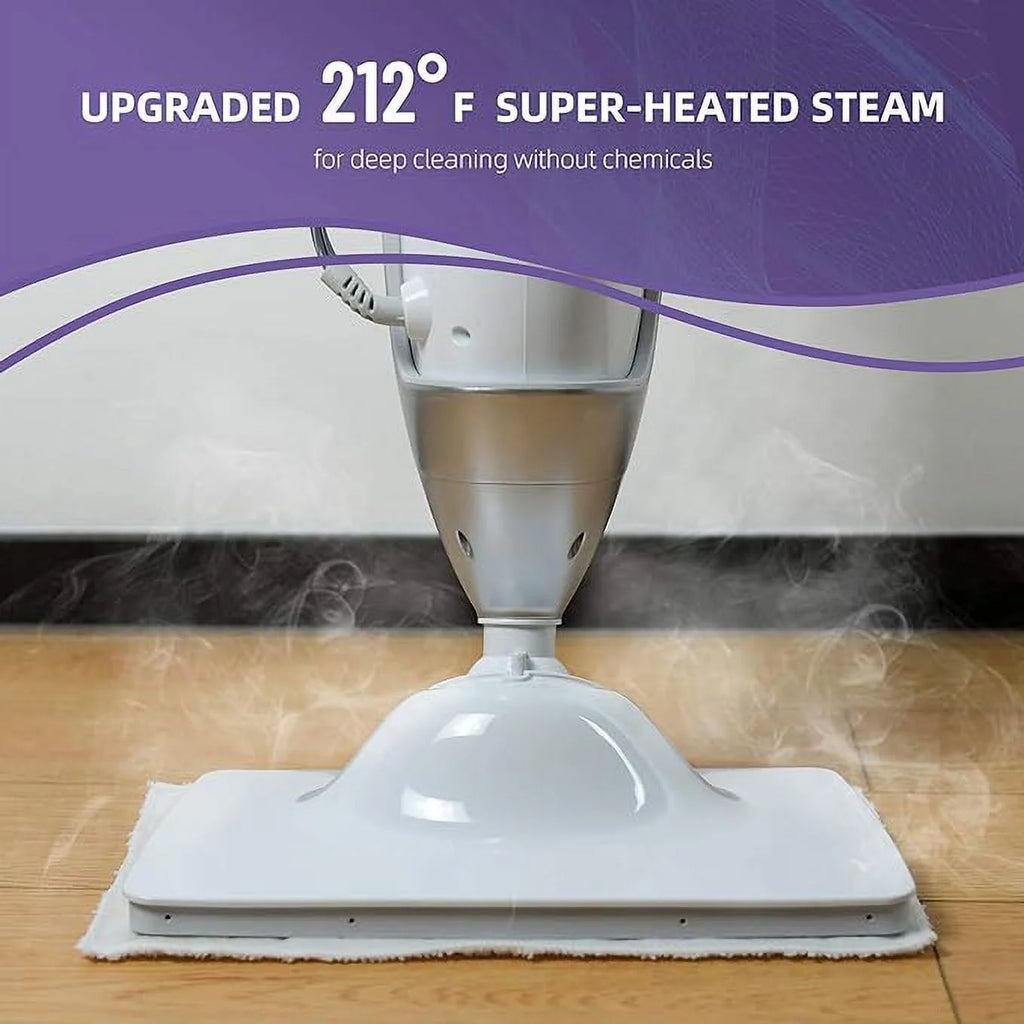 White Multi-Functional Steam Mop D8169