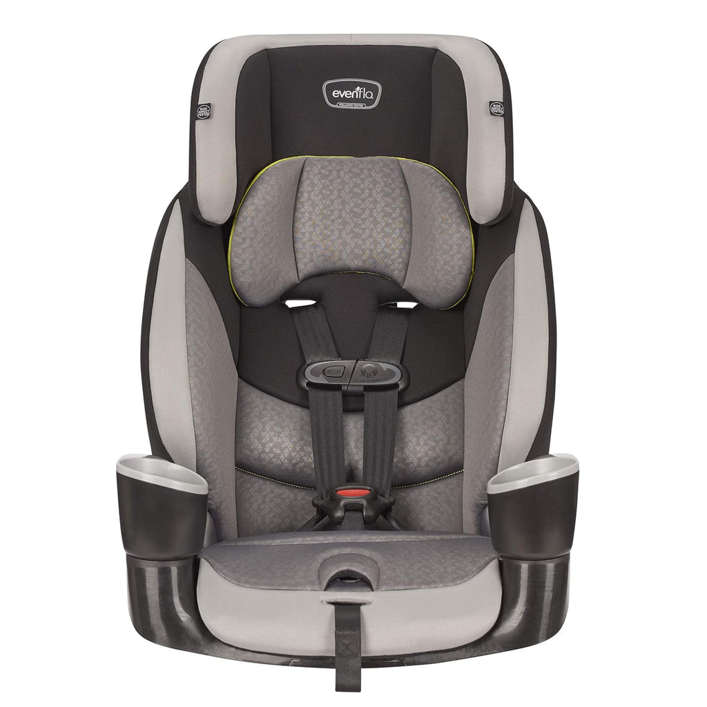 Granite Gray Polyester Highback Booster Car Seat D78391