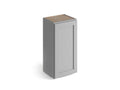 21-in W x 36-in H x 12-in D Gray Birch Door Wall Stock Cabinet O9772