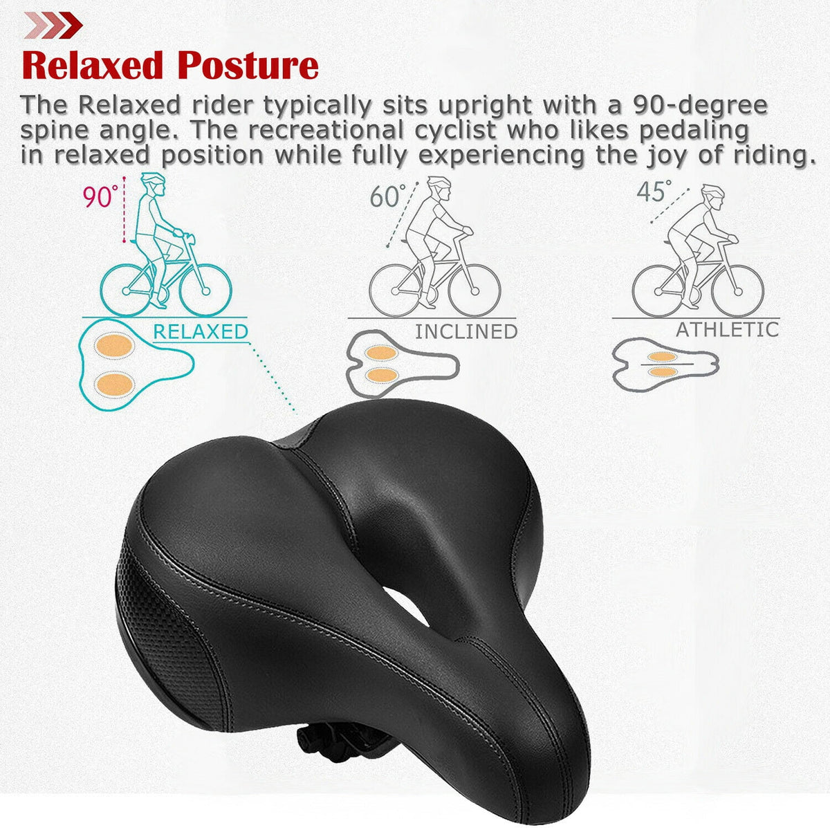 Breathable Foam Bicycle Saddle Seat Cover K895