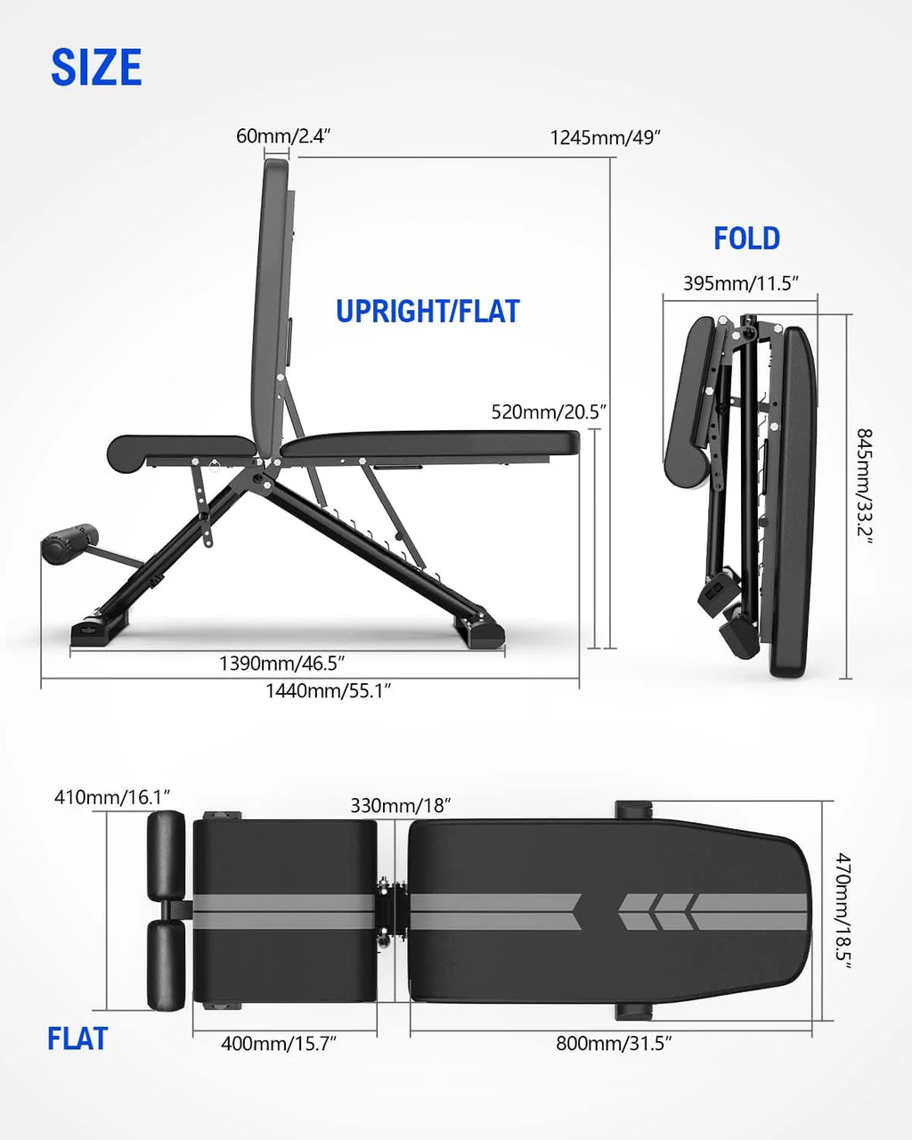 Adjustable Weight Bench P603962