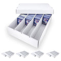 5 Pack 3200 Count White Cardboard Storage Box with Divider T99880