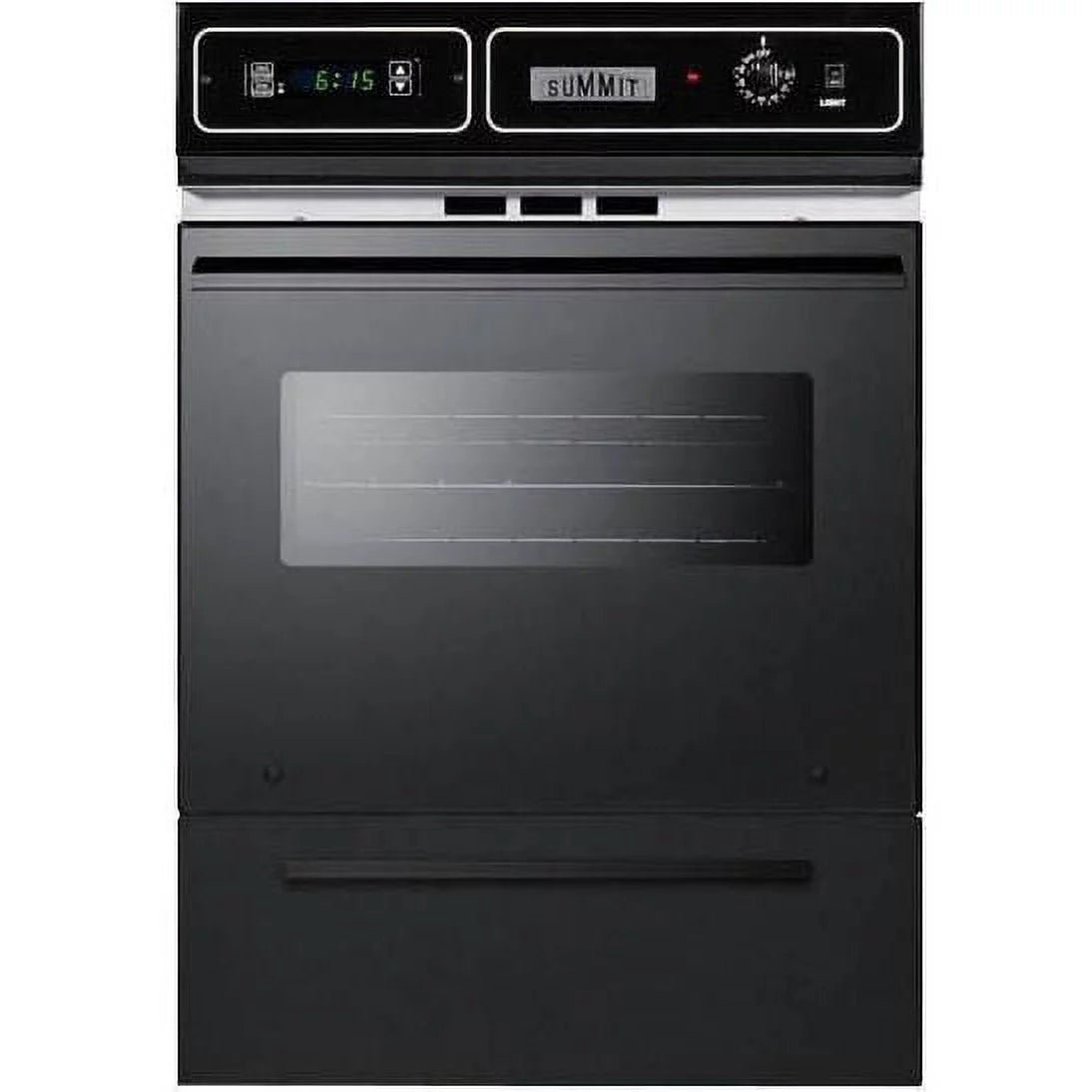 Black Glass Single Electric Wall Oven X8918