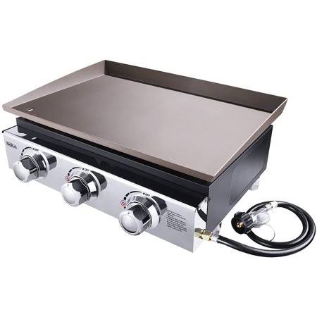 23-Inch Propane Stainless Steel Griddle 3 Burners Q85322