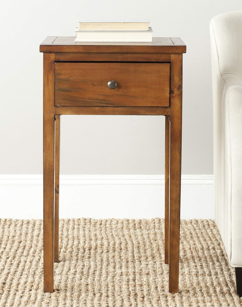 French Grey End Table V8174