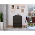 Black 3 Drawer Filing Cabinet R3034