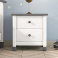 Pink Velvet 2 Drawer Nightstand R6411