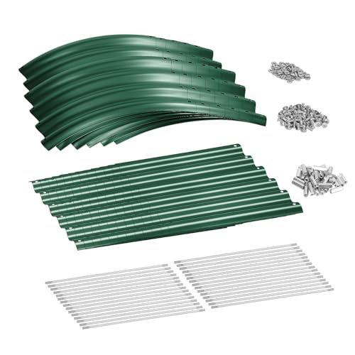 8ft Galvanized Raised Garden Bed Kit, Silver, 108 Gallon Capacity U57874