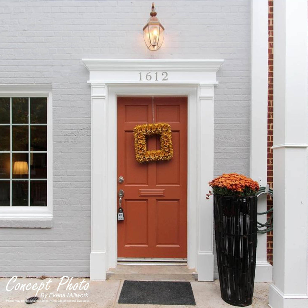 Plain PVC Pilaster with Standard Capital & Base (Pair) H353