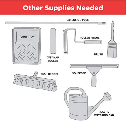 Gloss Gray Garage Floor Coating Kit V886043