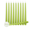 14 inch Lime Green Dripless Taper Candles, 84 Pack O1684