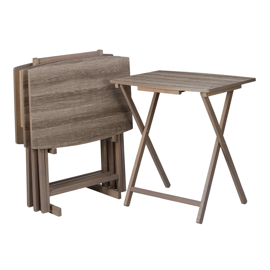 5 Pieces Oversized Tray Table Set Q32307