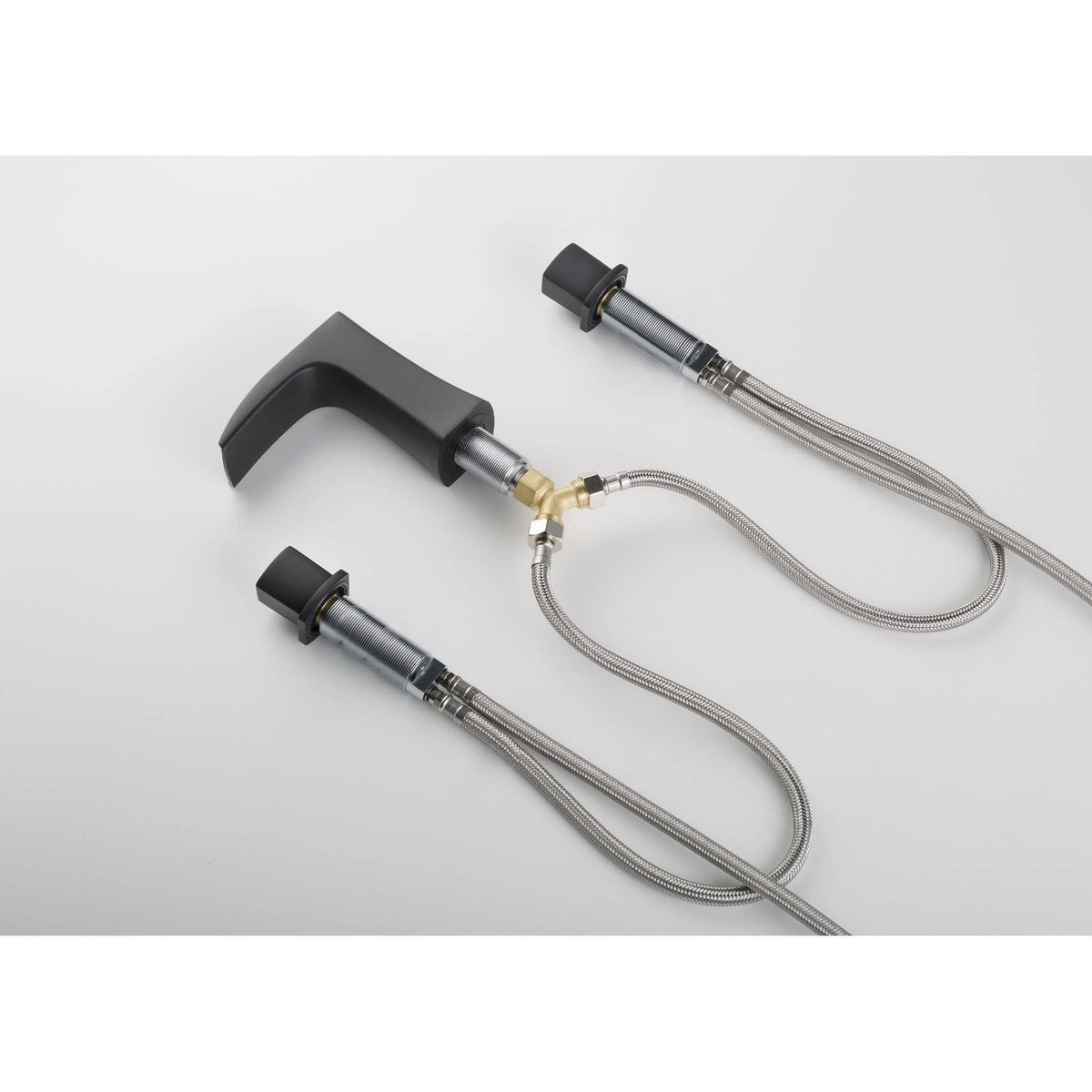 Matte Black Bathroom Sink Faucet Set W531042