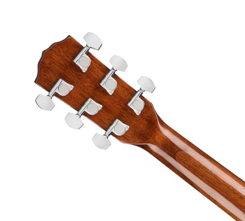 Solid Top Dreadnought Acoustic Guitar Bundle with Hard Case, Tuner, Strings, Picks L6725