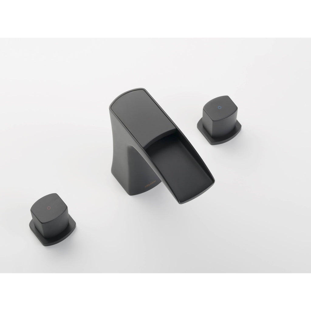 Matte Black Bathroom Sink Faucet Set W531042