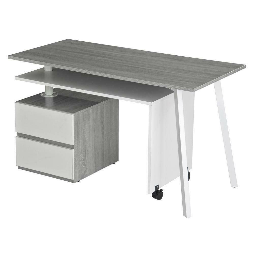 Gray Rotating Multi-Positional Desk N921
