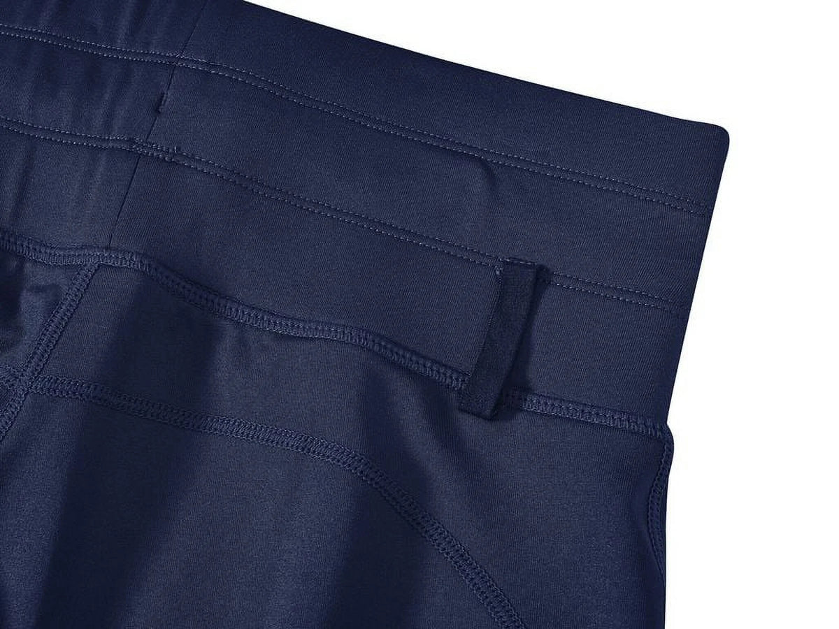 Navy blue High Waisted Yoga Pants With Pockets Q525