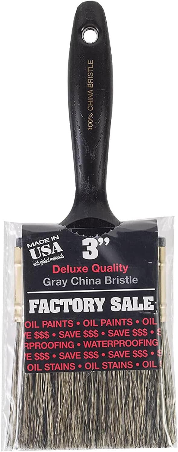 Synthetic China Bristle Paintbrush 3" W71511