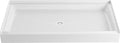 60" x 34" Rectangular Shower Base with Center Drain U53666