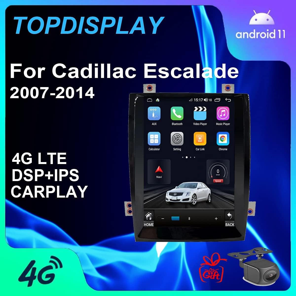 10.4inch Touch Screen Radio Navigation with Wireless Carplay Android Auto Z90644