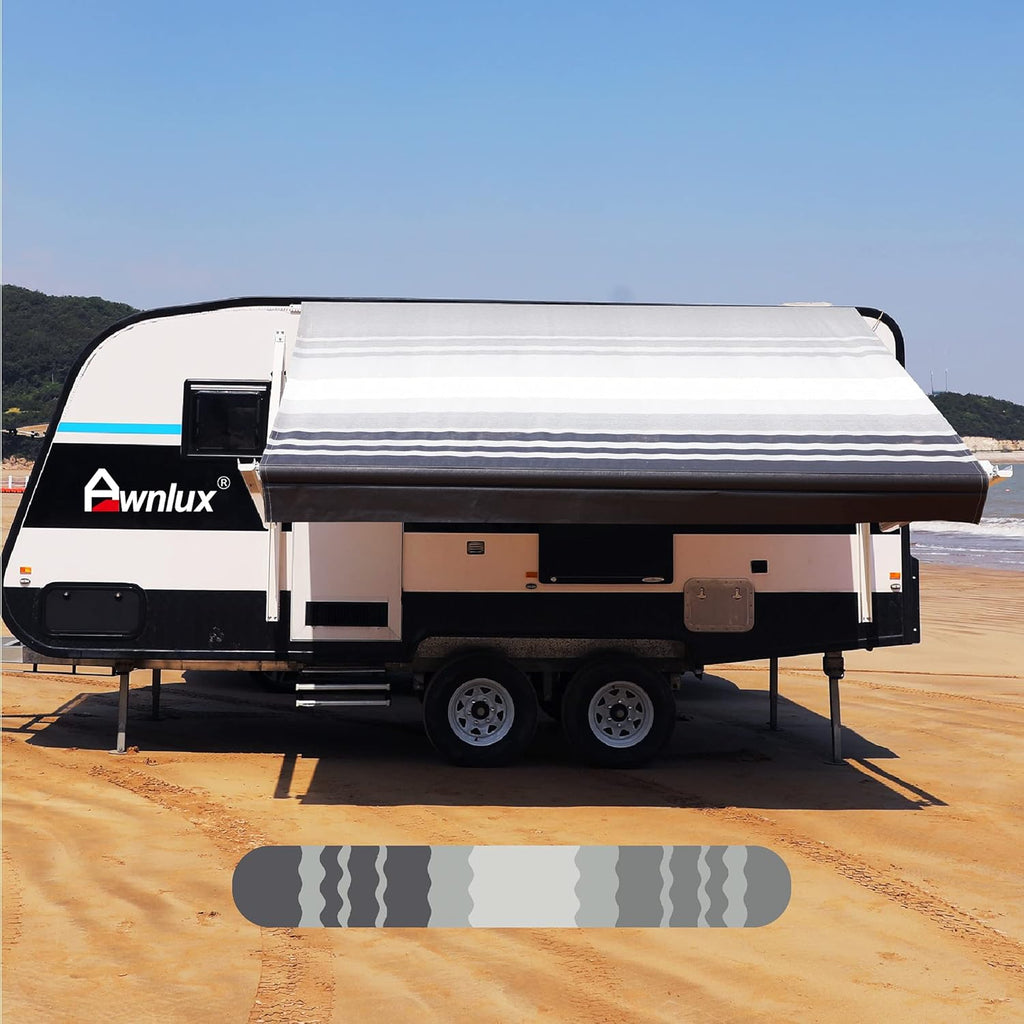 Heavy Duty Weatherproof 4-Ply Vinyl RV Awning Fabric Replacement U98301