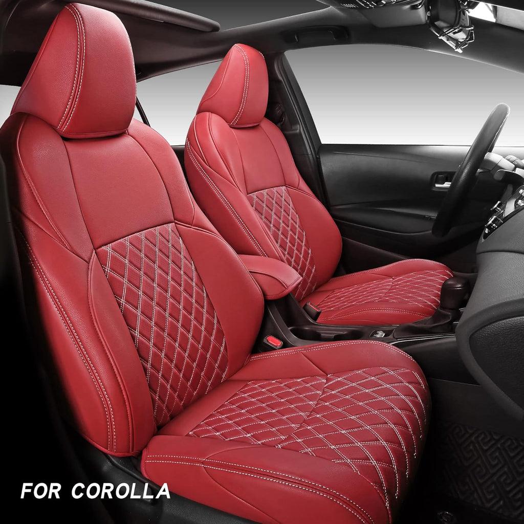 Faux Leather Full Set Car Seat Covers N959597