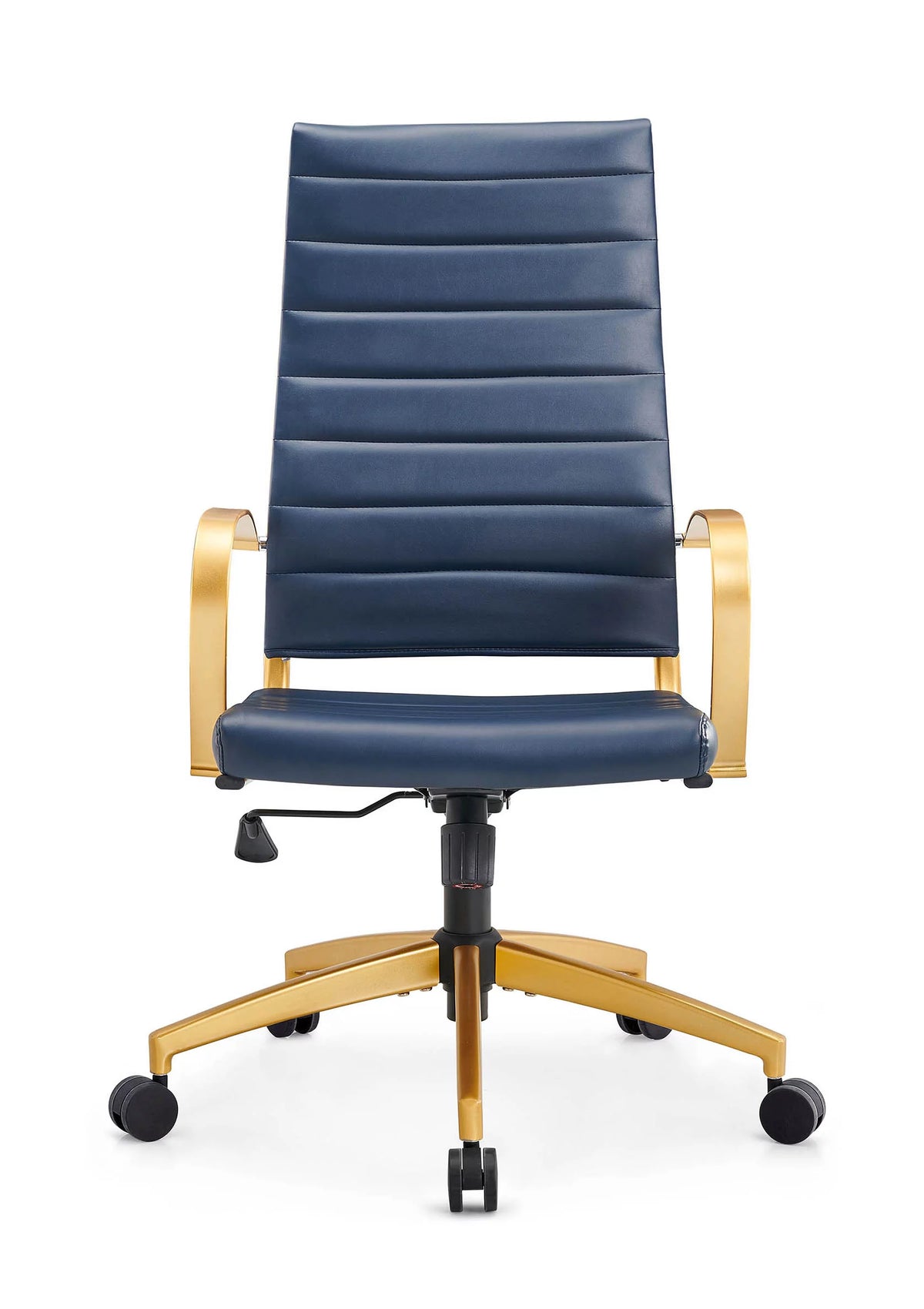 High Back Executive Office Chair with Armrest Adjustable Swivel Vegan Leather Z934