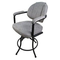 Light Gray Swivel Bar Stool U625