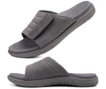 Mens Open Toe Athletic Sport Slides with Arch Support L583468