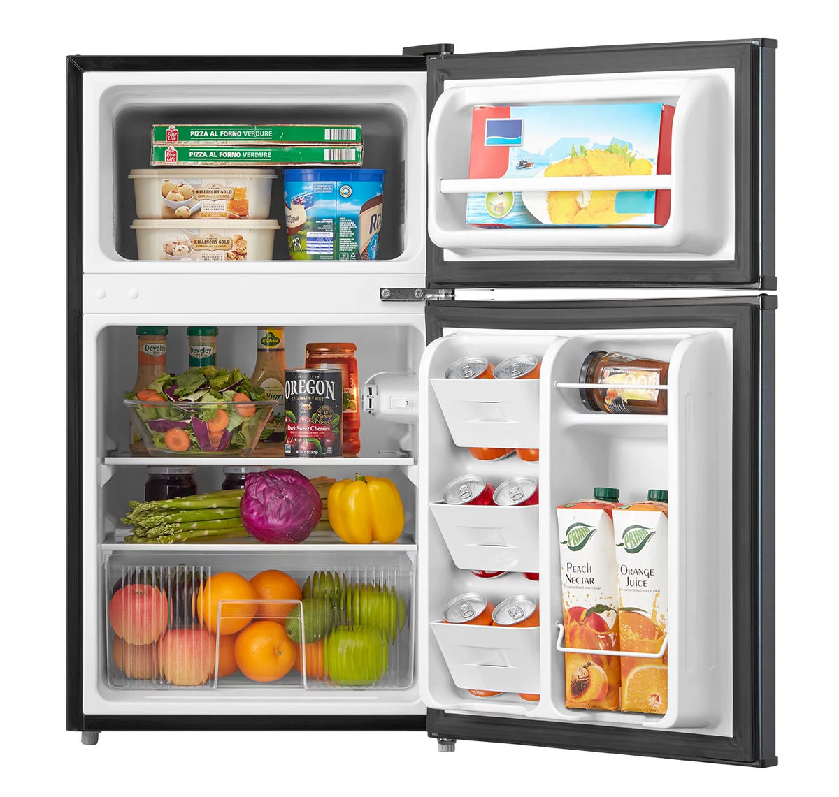 3.2 Cu ft Two Door Compact Refrigerator with Freezer V292875