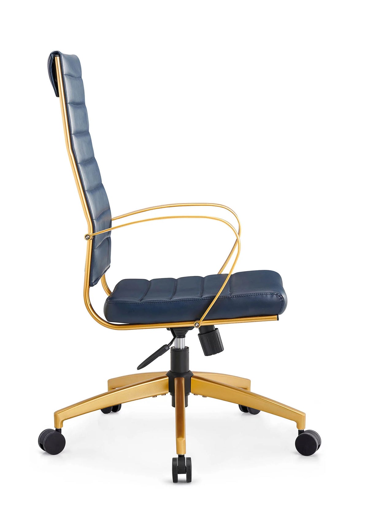 High Back Executive Office Chair with Armrest Adjustable Swivel Vegan Leather Z934