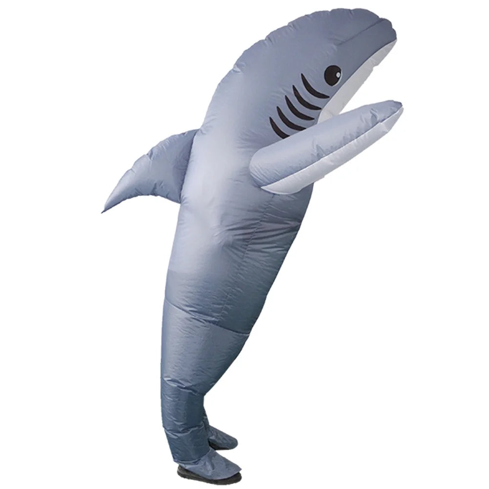 Grey Dolphin Inflatable Costume F2882