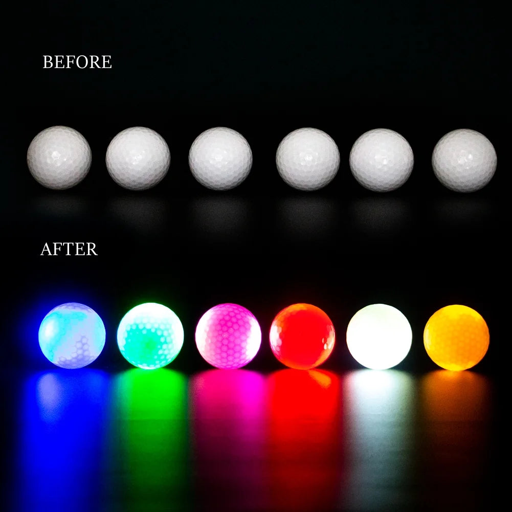 Glow in The Dark Golf Balls 6 Pack B370630