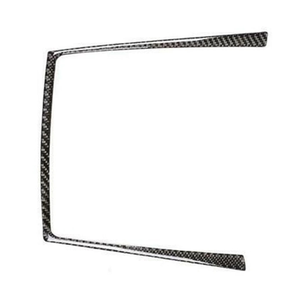 Carbon Fiber Water Cup Holder Frame Cover Trim B634