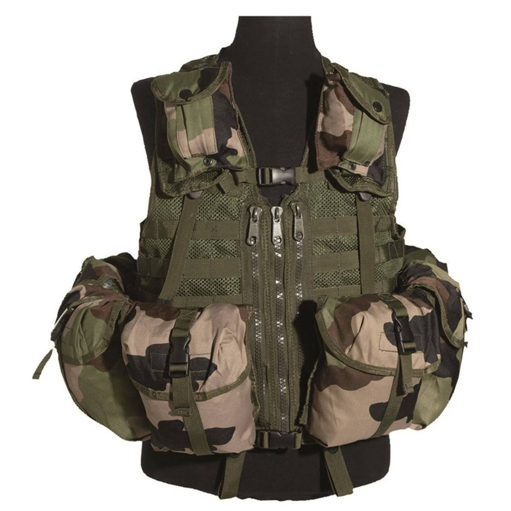 Black 8 Pouch Molle Tactical Vest R132514